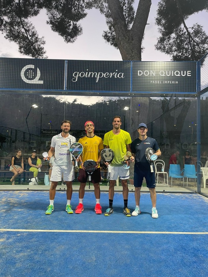 Padel: torneo Don Quique Fit Open Go Imperia, vittoria per Calneggia-Calado sugli azzurri Cremona-Cassetta