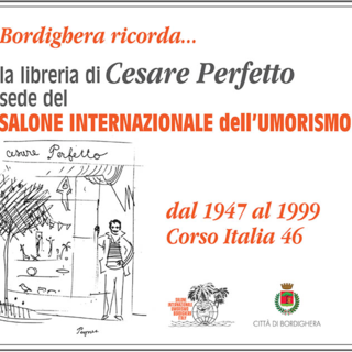 Bordighera, oggi inaugurazione di due targhe commemorative del Salone Internazionale dell'Umorismo