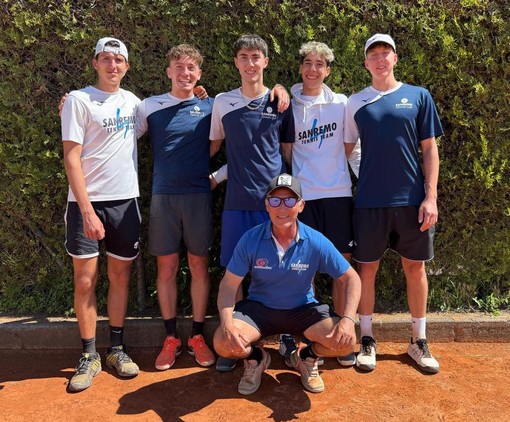 Da sinistra: Alessandro De Sanctis, Vittorio Stratta, Matteo De Sanctis, Emanuele De Sanctis, Dimitri Araktcheev, Massimiliano Conti