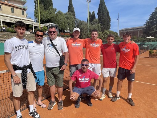 Buona l'andata nei Play-out della serie B per il Sanremo Tennis Team Buona l'andata nei Play-out della serie B per il Sanremo Tennis Team