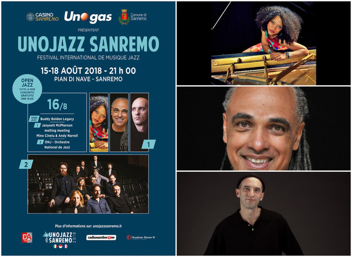 UnoJazz Sanremo 2018: il 16 agosto saliranno sul palco di Pian di Nave Janysett McPherson, Mino Cinelu e Andy Narrel UnoJazz Sanremo 2018: il 16 agosto saliranno sul palco di Pian di Nave Janysett McPherson, Mino Cinelu e Andy Narrel