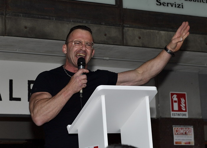 Nicola Franzoni alla manifestazione del Movimento Imprese Italiane