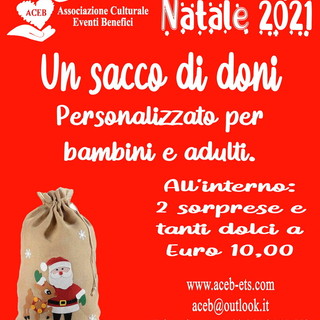 A Natale ritorna ‘Un Sacco di Doni’ personalizzato per bambini e adulti a cura dell'associazione ACEB