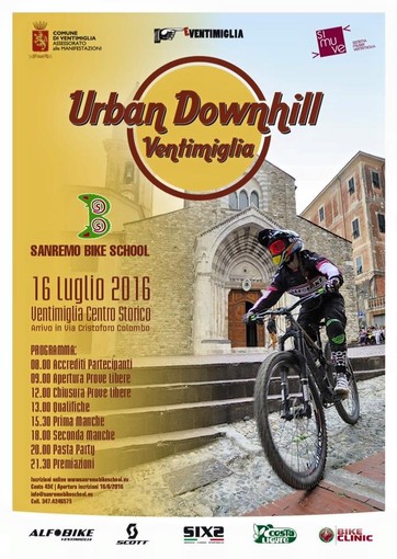 Variazioni viabilistiche e pedonali in occasione della manifestazione 'Urban Downhill' relative alle giornate di sabato e domenica Variazioni viabilistiche e pedonali in occasione della manifestazione 'Urban Downhill' relative alle giornate di sabato e domenica
