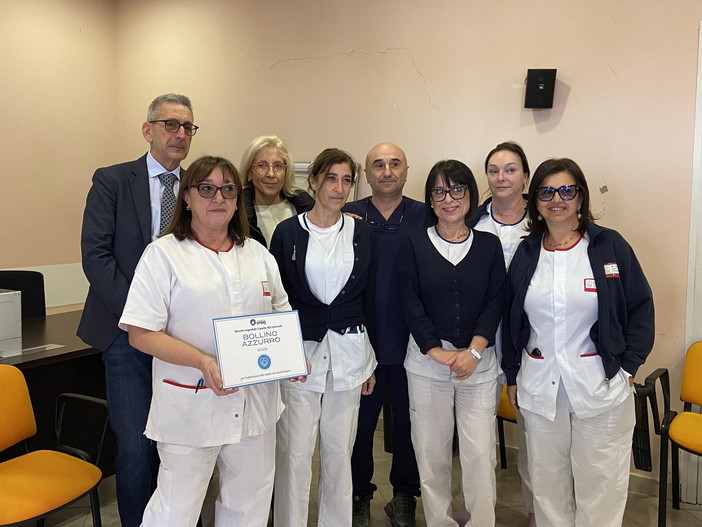 Il reparto di Urologia di Imperia insignito del 'Bollino Azzurro' di Fondazione Onda Ets