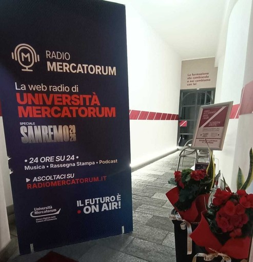 Sanremo, Radio Mercatorum in diretta dal Polo Universitario durante il Festival Sanremo, Radio Mercatorum in diretta dal Polo Universitario durante il Festival