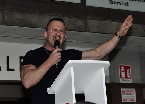 Nicola Franzoni alla manifestazione del Movimento Imprese Italiane