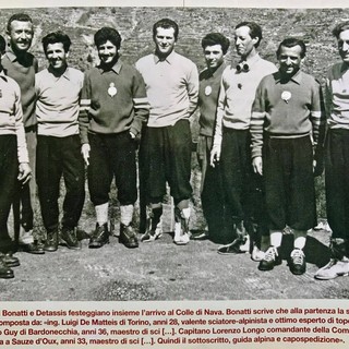 Da Stolvizza a Monesi, 67 anni fa l’attraversata storica di Walter Bonatti Da Stolvizza a Monesi, 67 anni fa l’attraversata storica di Walter Bonatti