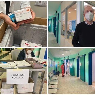 Buona la prima nell'imperiese per il vaccino 'Novavax', Mela (Asl 1): "È un'arma in più contro il covid. Ha il 90% di protezione verso la malattia grave" (video) Buona la prima nell'imperiese per il vaccino 'Novavax', Mela (Asl 1): "È un'arma in più contro il covid. Ha il 90% di protezione verso la malattia grave" (video)