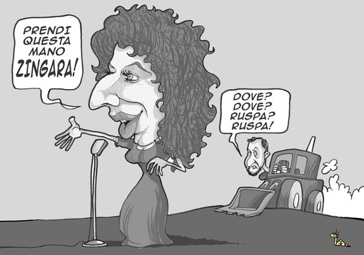 Prosegue la mostra delle speciali vignette dedicate a“Festival di Sanremo: 70 anni fra sorrisi e melodie”