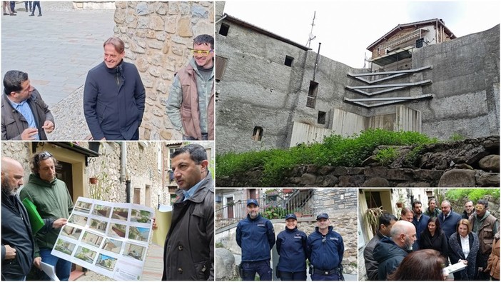 Liguria Rigenera Tour fa tappa a Vallecrosia: area degradata del centro storico diventerà una piazzetta (Foto e video)
