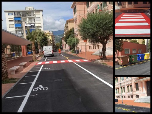 Ventimiglia, asfalto e segnaletica orizzontale in via Vittorio Veneto: conclusi i lavori (Foto) Ventimiglia, asfalto e segnaletica orizzontale in via Vittorio Veneto: conclusi i lavori (Foto)