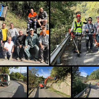 Camporosso, senso civico e amore per il territorio: volontari puliscono tratto di strada degli Olandesi (Foto)