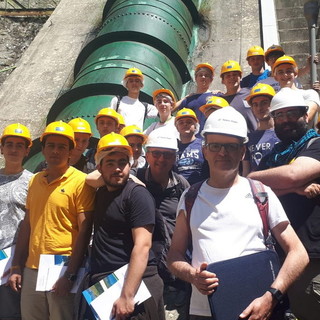 Imperia: gli studenti dell'Istituto Marconi ad Airole in visita la centrale idroelettrica Imperia: gli studenti dell'Istituto Marconi ad Airole in visita la centrale idroelettrica
