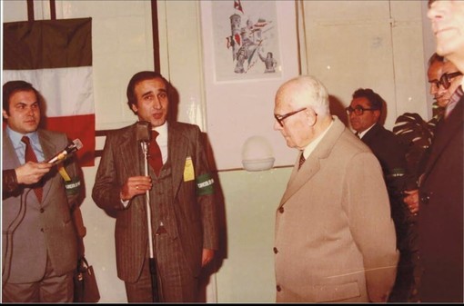 Quella volta che Pertini visitò palazzo Guarneri nel 1980, il ricordo del circolo Parasio
