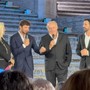 Premio Biagio Agnes, l'atteso abbraccio tra Gerry Scotti e Stefano De Martino