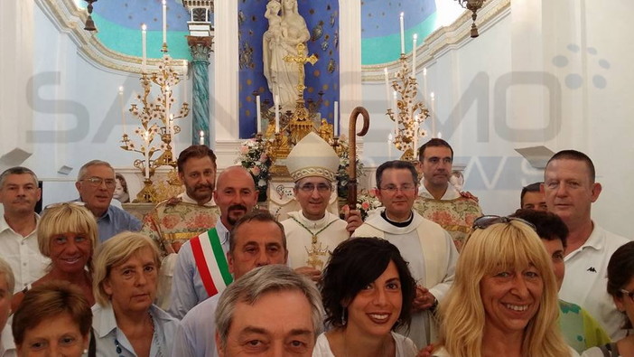Borgomaro: celebrata a Ville San Sebastiano la messa dal Vescovo Guglielmo Borghetti