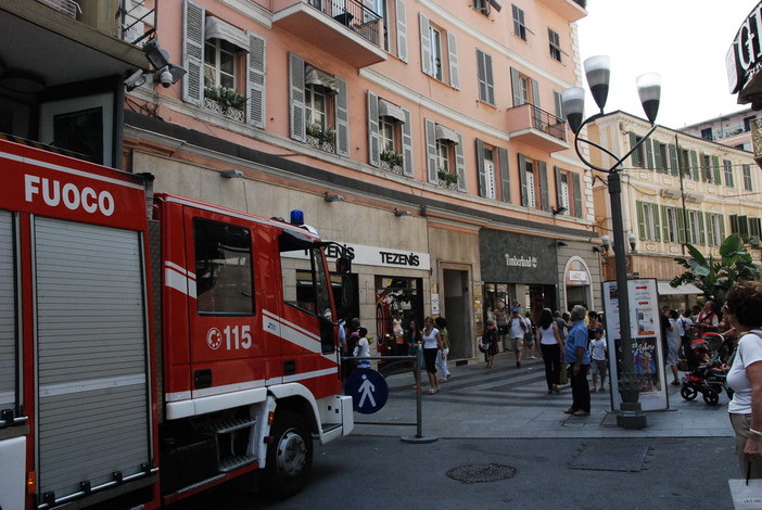 L'intervento dei vigili del fuoco