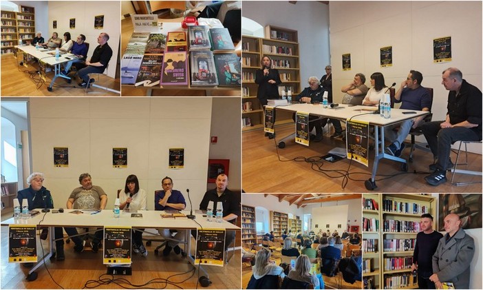 Noir in biblioteca, cinque autori si raccontano a "Ventimiglia in giallo" (Foto e video)