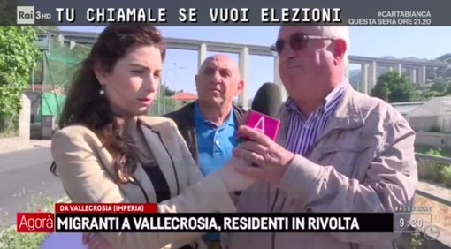 Migranti a Vallecrosia: Sindaco ed opposizione in diretta ad Agorà su RaiTre, Giordano “Venti migranti in città sono troppi” Migranti a Vallecrosia: Sindaco ed opposizione in diretta ad Agorà su RaiTre, Giordano “Venti migranti in città sono troppi”