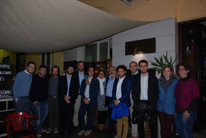 Elezioni comunali Diano Marina: ieri l'apericena con l'Europarlamentare Brando Benifei a sostegno della candidatura di Marco Ghirelli