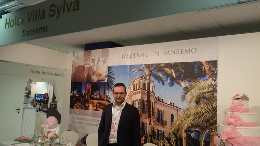 'Hotel Villa Sylva' con il suo centro benessere tra gli stand più apprezzati al 'Salone degli Sposi', visitabile ancora oggi al Palafiori di Sanremo