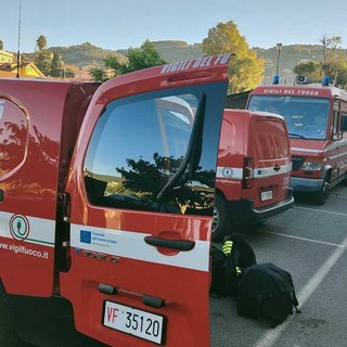 Il centro per il coordinamento delle ricerche nel parcheggio del Pump Track di Castelvecchio
