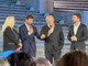 Premio Biagio Agnes, l'atteso abbraccio tra Gerry Scotti e Stefano De Martino