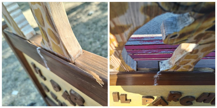 Imperia, vandali in azione al Parchetto della Giraffa Imperia, vandali in azione al Parchetto della Giraffa