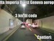 Dodici cantieri in autostrada tra Imperia e Genova, il video in timelapse che mostra i disagi in A10