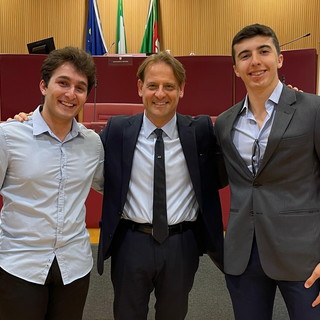 Formazione: i rappresentanti d’istituto del Liceo Vieusseux di Imperia in visita alla sede di Regione Liguria