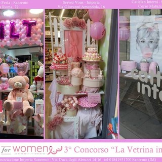 'La Vetrina in rosa', ecco i premiati del concorso LILT 2022 di Imperia-Sanremo