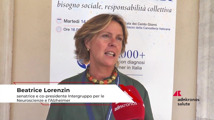 Alzheimer: Lorenzin, 'tra over 65 600mila persone colpite. Numeri al raddoppio per il 2050' Alzheimer: Lorenzin, 'tra over 65 600mila persone colpite. Numeri al raddoppio per il 2050'