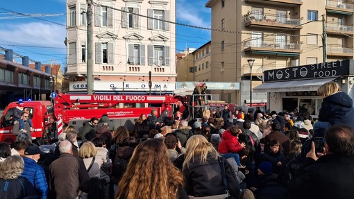 Sanremo: i Vigili del Fuoco ringraziano per la grande festa della “Vecchina”