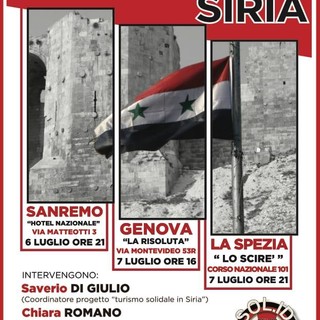 Sanremo: si è svolto ieri sera l'incontro "Liguria solidale - Verità e raccolta fondi per la Siria" organizzato dalla onlus Sol.Id Sanremo: si è svolto ieri sera l'incontro "Liguria solidale - Verità e raccolta fondi per la Siria" organizzato dalla onlus Sol.Id