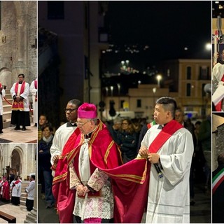 Ventimiglia, comunità riunita per la via Crucis cittadina (Foto)