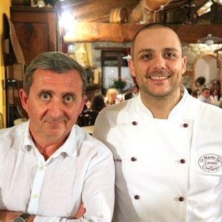 Vito con lo chef Giancarlo Borgo Vito con lo chef Giancarlo Borgo