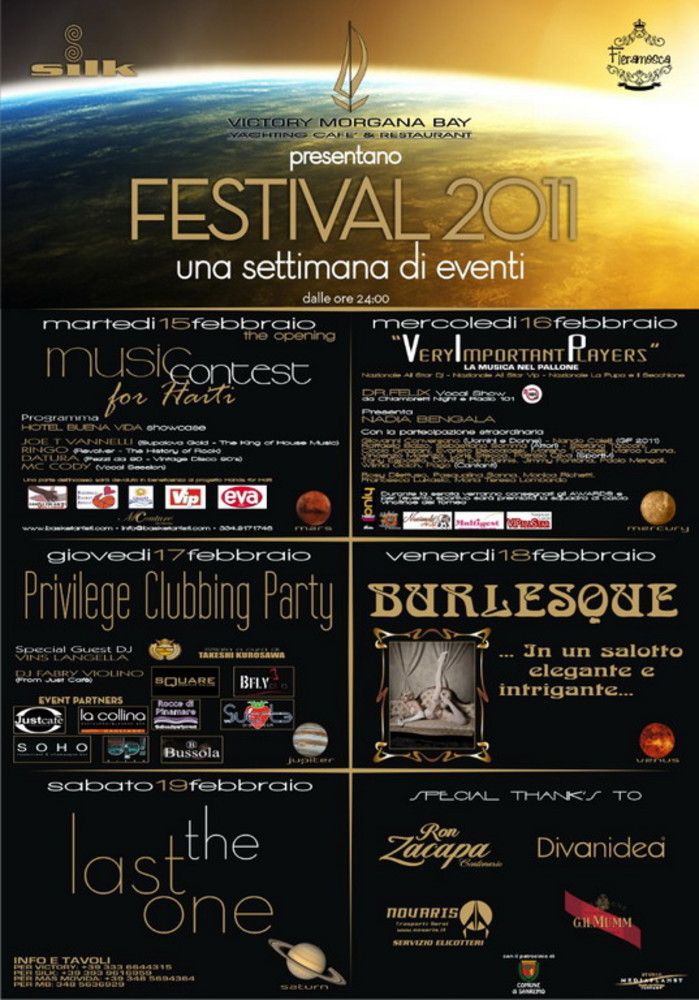 Sanremo: domani sera al Victory morgana Bay vip ed ex glorie del calcio