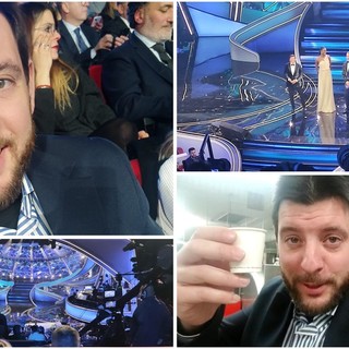 Da giornalista a spettatore: serata all'Ariston per il nostro Roberto Vassallo al Festival di Sanremo 2023 (video) Da giornalista a spettatore: serata all'Ariston per il nostro Roberto Vassallo al Festival di Sanremo 2023 (video)