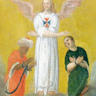 Triora: il dipinto "La visione di S.Giovanni di Matha" torna all'antico splendore