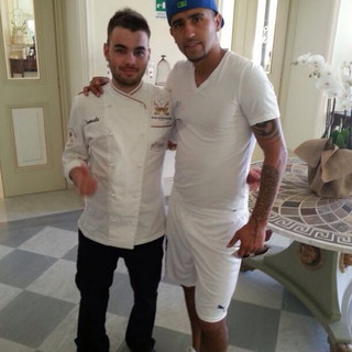 Vidal durante una visita a Sanremo il 12 novembre scorso