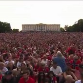 Norvegia torna a casa dopo i Mondiali, il 'row' con il principe e 90mila tifosi