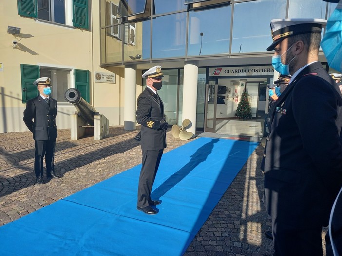 Visita dell'Ammiraglio Pierpaolo Ribuffo alla Capitaneria di Porto di Imperia Visita dell'Ammiraglio Pierpaolo Ribuffo alla Capitaneria di Porto di Imperia