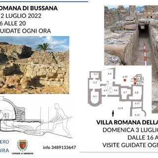 A Sanremo un week end all’insegna della scoperta: sabato e domenica visite guidate alle ville romane della Foce e di Bussana