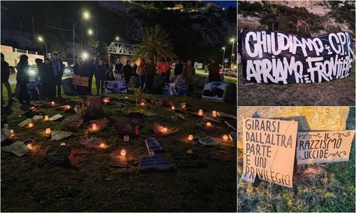 Commemor-Action al confine tra Italia e Francia, Ventimiglia ricorda le 'vittime della frontiera' (Foto e video)