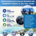 “Biopasseggiata dalle sponde del torrente Prino al blu del mare”.