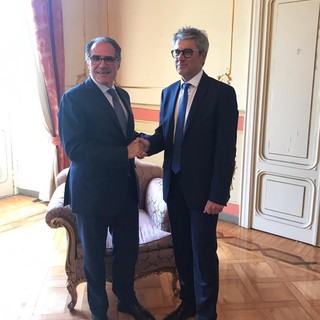 Imperia: il Prefetto delle Alpi Marittime, Bernard Gonzalez in visita in Prefettura