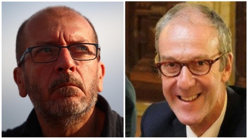 Da sinistra, Dario Vergassola e Augusto Cosulich Da sinistra, Dario Vergassola e Augusto Cosulich