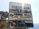Ventimiglia: scritte contro la polizia a caratteri cubitali sul cartello all’ingresso della città