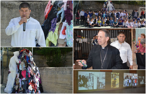 Ventimiglia: la Venere degli stracci di Pistoletto arriva alle Gianchette, Don Rito "Un simbolo di integrazione, dentro quei vestiti è passato ognuno di noi” (Foto e Video)